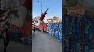 Saltando 🔥👀 #parkour #tiktok #flip #comedia #salto #viral #acrobatics #skate