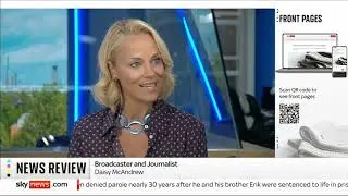 Sky News International: Sky News Weekend Breakfast with Anna Jones: Breakfast Paper Review (III)
