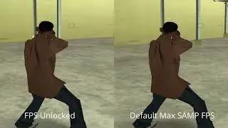 FPS Behaviour SAMP (Unlocked vs Default Limit)