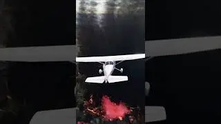 Wildfire Drop Over Sardinia  Low Level Firefighting Flight