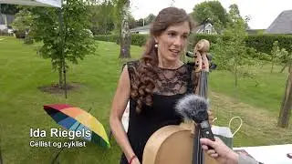 Den cyklende cellist Ida Riegels - i Magtenb&oslash;lle