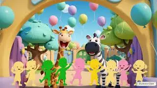 Animals in the Zoo Song 🐾 | Fun & Educational Kids Rhyme#viral #zoo #childrensmusic #adventure #kids