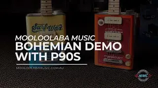Bohmeian Guitar - What is this?!!... check out this oil can guitar with P90 pickups