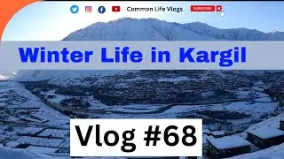 Vlog #68 | Winter Life in Kargil #commonlifevlogs #kargil