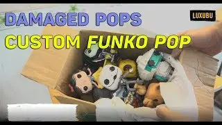 Unboxing damaged funko pop boxes for making custom Funko Pop