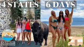 How To Visit 4 States In 6 Days | Road Trip Through Utah, Idaho, Wyoming, Montana