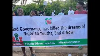 SNOW TV : Nigerians gathered to protest against bad governance on Independence Day