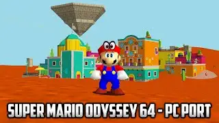 ⭐ Super Mario 64 PC Port - Super Mario Odyssey 64 Coop (Maps)