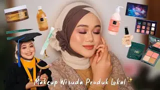 MAKEUP WISUDA PAKAI PRODUK LOKAL!!! + REVIEW SCARLETT COFFEE