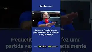 PEQUETITO SOBE O TOM SOBRE DERROTA DO CRUZEIRO PARA O CORITIBA