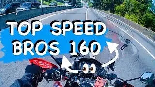 Top Speed da Honda Bros 160cc ano 2017 - Velocidade M&aacute;xima