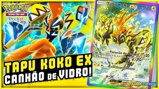 NOVO DECK DO TAPU KOKO EX &Eacute; UM VERDADEIRO CANH&Atilde;O DE VIDRO! || Pok&eacute;mon TCG Pocket #211