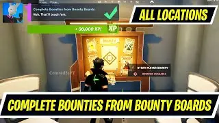 Complete bounties from bounty boards - All Bounty Board Locations