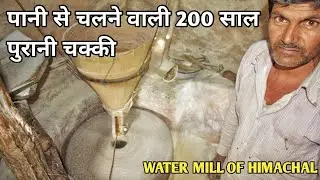 Gharat Atta Chakki in Salli Valley In Dharamshala | Gharat Traditional Water Flour Mill in Himachal