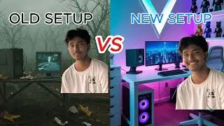 OLD SETUP VS NEW SETUP KO MAST HAI 🤨👌 #gamingsetup #garena #setup #pc #gamingroomsetup 