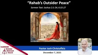 12/7/2025 | Joshua 2:1-25; 6:15-27 | Rahab's Outsider Peace