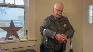 Farming after tragedy with a prosthetic leg