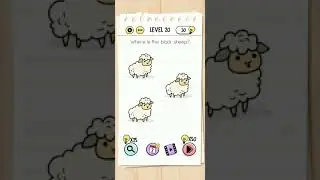 Brain Test Level 20 | Where Is The Black Sheep | Games Squeezer |