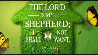 Reflection Psalm 23.1 by Holy Spirit Kids Ministry