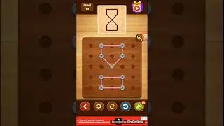 Line Puzzle:String Art. Oak Level 13. Walkthrough.