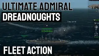 Ultimate Admiral: Dreadnoughts - Commanding a single Heavy Cruiser in a Fleet Action