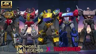 Mobile Legends x Transformers Collaboration Skins Showcase | MLBB Transformers Event 2025