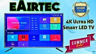 eAirtec 55AT (55 Inches) 4K Ultra HD Smart LED TV