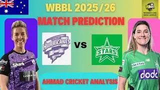 WBBL 2025| MELBOURNE VS HOBART MATCH PREDICTION