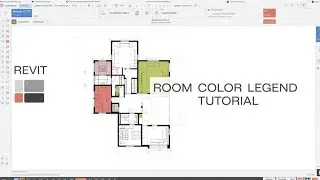 Placing Rooms in Revit and color schemes in Revit Tutorial