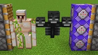 iron Golem + Wither + command block = ???