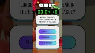 🏀 Basketball Quick NBA Quiz: Test Your Knowledge in 10 Seconds! 🏅