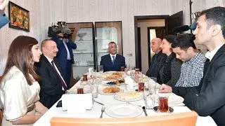 İlham Əliyev “Qobu Park-2” yaşayış kompleksinin açılışında iştirak edib