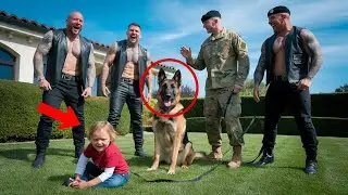 Biker Gangsters Take A Boy's German Shepherd, Little Do They Know His Father Is An Army Veteran!