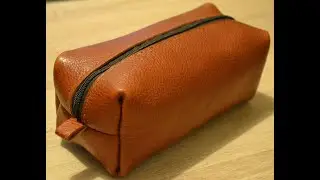 Tuto : trousse de toilette en cuir