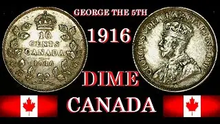 1916 CANADIAN DIME