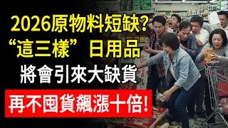 2026原物料短缺：不只衛生紙，這3樣「每天都要用」的日用品恐大缺貨！趁賣場還沒限購，趕快搬回家！#生活智慧 #養老生活 #養老金 #日用品