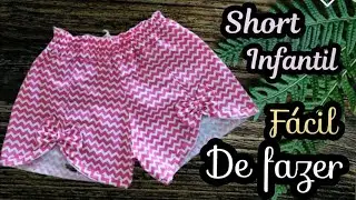 Como fazer short infantil LINDO E FACIL DE FAZER 