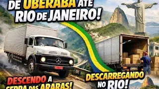 Uberaba → Rio | 1113 qualificado Enfrentando a Serra das Araras + descarregamento na chuva 🤦