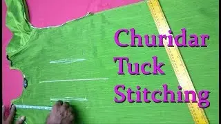 Churidar tucks (darts) stitching for beginners DIY tutorial malayalam. kurti tuck EMODE