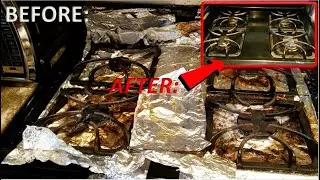 Using Aluminum Foil To Protect The Stove | No More Cleaning!