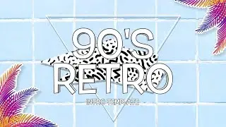 90'S RETRO INTRO TEMPLATE (NO TEXT)