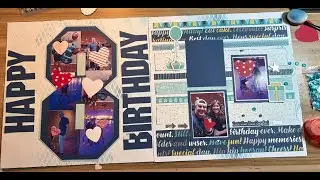 #fasfeb25 Day 5 make this page using zip strips  paper and  scraps to create a fun companion page