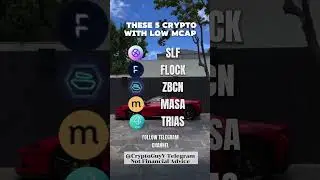 5 Crypto With Low MCAP #investment #money #trading #trader #memecoin #memecoins #crypto #investor