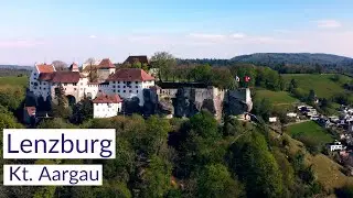 Lenzburg - Kt. Aargau, Switzerland | 4K Drone Footage