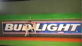 Jim Edmonds Garret Anderson Collision On Warning Track. Anaheim Angels