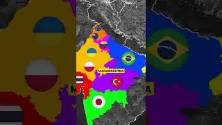 Indian state&rsquo;s population in comparison with other countries #youtubeshorts