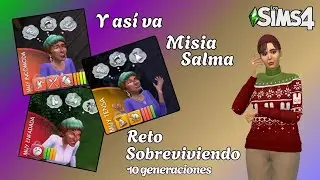 QUE HACEMOS CON ESE HUMOR?|Reto Sobreviviendo cap 2|Salma No se soporta ni ella misma #sims4gameplay