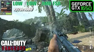 GTX 1650 | COD Vanguard BETA - 1080p - LOW + FSR