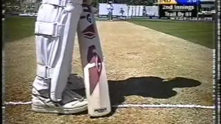 Brief Cricket Footage   NZ vs India 1st Test 2002