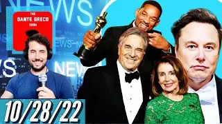 Dante Greco LIVE: Paul Pelosi ATTACKED, Elon Takes Twitter, Will Smith Comes Back??